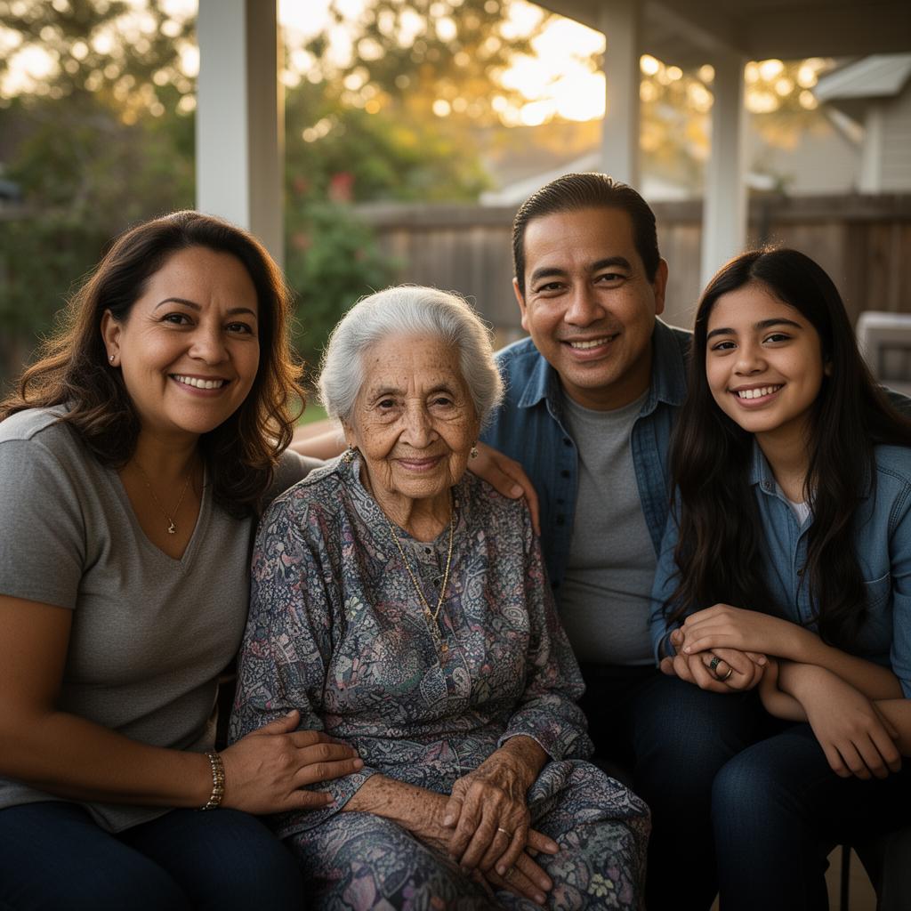 Grandparents walking with their grandchildren — a legacy of love