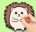 Coloring Book: Cute Hedgehog – A Fun and Relaxing Game for All Ages